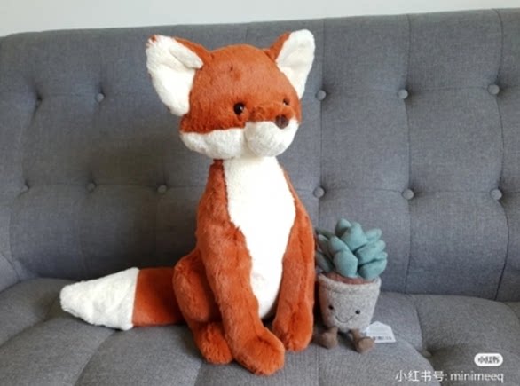 09 jellycat quinn fox 奎因狐狸毛绒