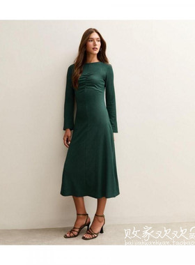 英国代购正品10.09 名品NL 女装新款  时尚长款百搭连衣裙