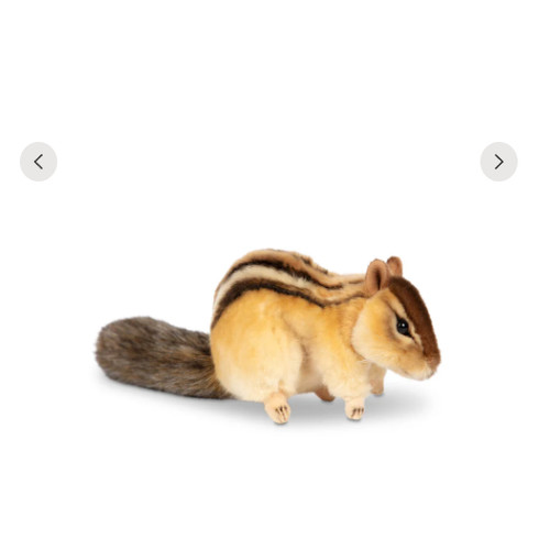英国代购正品09.30 HANSA Chipmunk 可爱的花栗鼠 毛绒玩偶