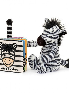 英国代购正品03.03 jellycat Were A Zebra Board Book斑马书套装