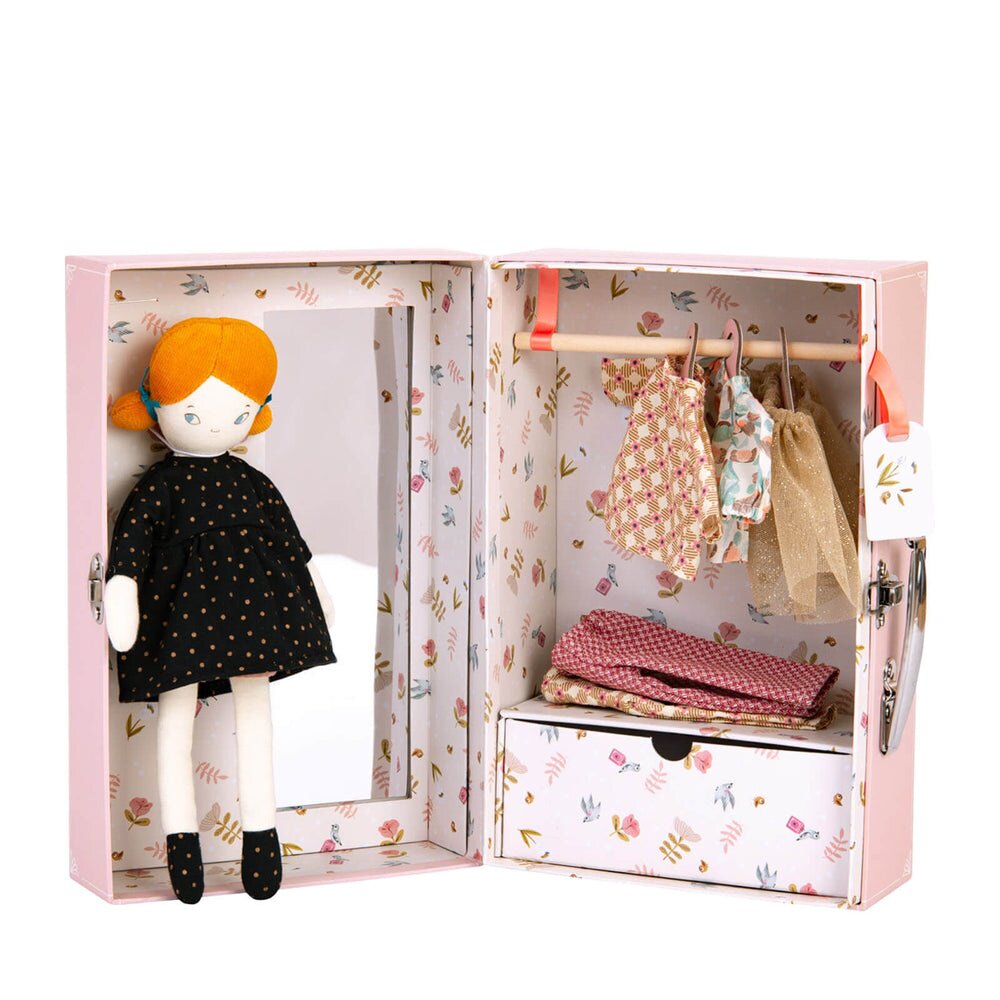 英国代购正品05.15 Moulin Roty The Little 巴黎人 小衣橱行李箱