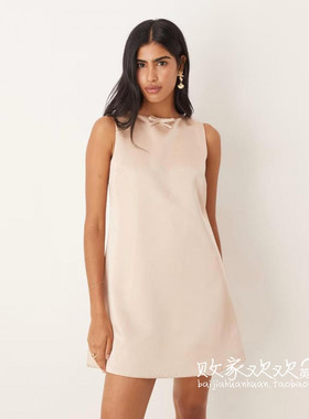 英国代购正品08.10 2025潮流导向 女装新款 无袖迷人百搭连衣裙