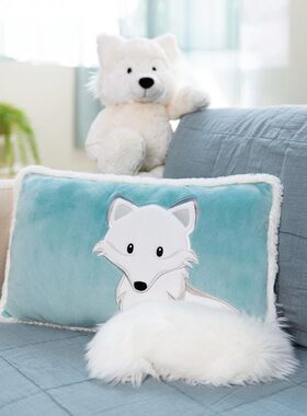 英国代购正品12.20 Dreamy Winter Vanja Snow Fox 雪狐 靠垫