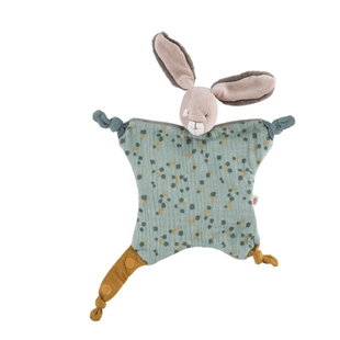 英国代购正品08.27 Moulin Roty Soft Comforter 兔子碎花毯子
