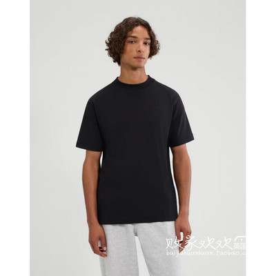 英国代购正品12.05 2025潮流导向 男装新款 休闲深色短袖直筒T恤