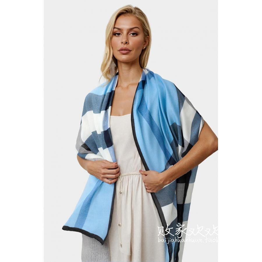 英国代购正品12.13 名品Boohoo 饰品新款 设计丝滑保暖围巾