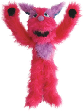 英国代购正品12.30 Pink Monster Puppet 粉色怪物木偶 安抚玩偶