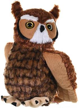 英国代购正品01.02 Cuddlekins Great Horned Owl 大角猫头鹰