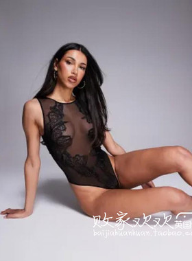 英国代购正品07.09 2025潮流导向 女装新款 设计半透视舒适连体衣