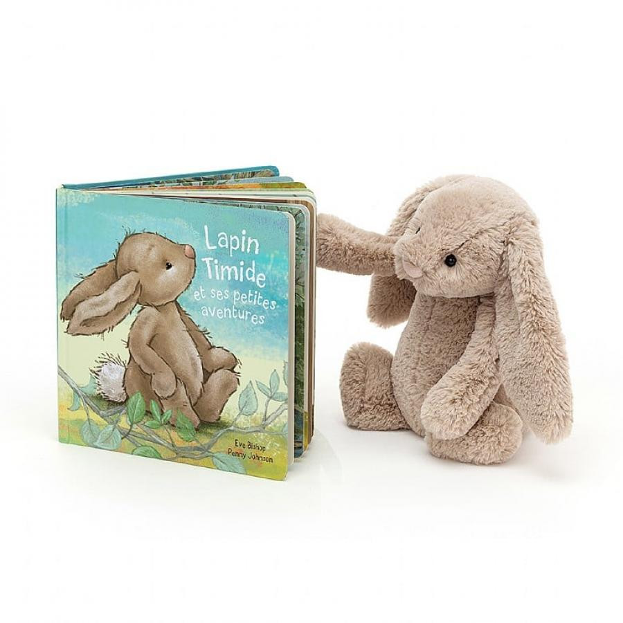 英国代购正品01.22 jellycat Lapin Timide Et Ses害羞的兔子和书