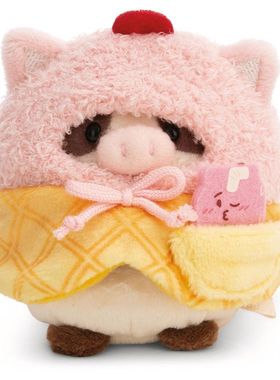 英国代购正品12.28 mymochi Moona Cow 奶昔和冰淇淋服装的奶牛猪