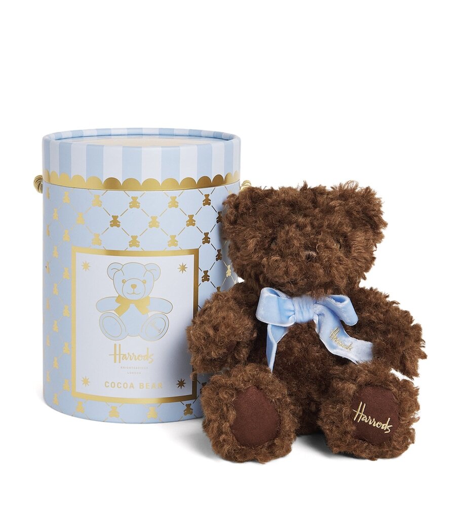 英国代购正品08.21 Harrods Coco Bear 蝴蝶结可可熊毛绒玩偶礼物