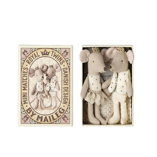 正品 Twin 12.23 Royal Mice皇家双胞胎火柴盒老鼠 Maileg 英国代购