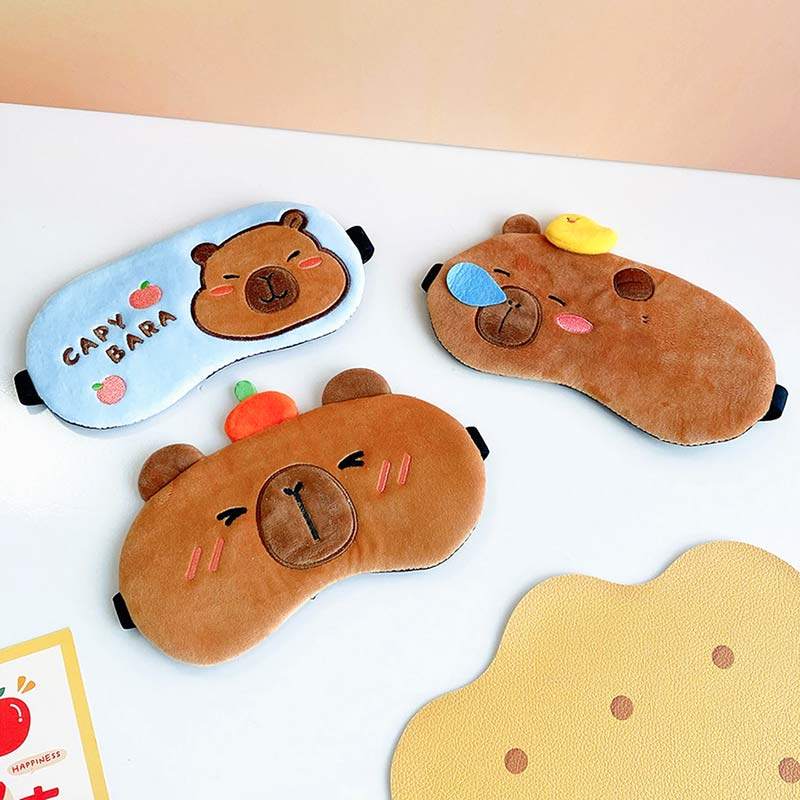 英国代购正品01.03 Mima Capybara Eye Mask 水豚 卡皮巴拉眼罩