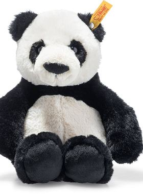 英国代购正品12.29 Steiff Ming Panda 可爱的国宝 熊猫 毛绒玩偶