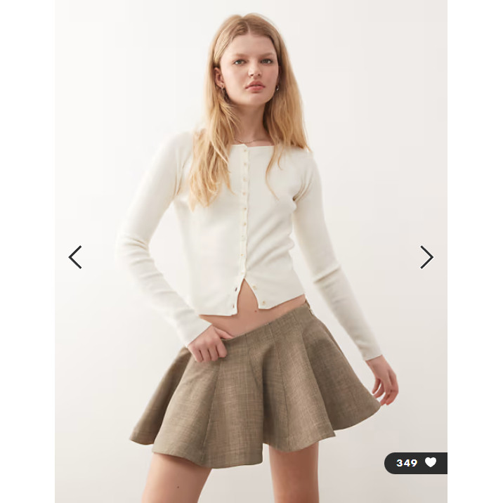 英国代购正品01.19 2026潮流导向 女装新款 设计褶皱迷人半身裙,女装/女士精品,半身裙,淘宝优惠券,粉丝福利购,淘宝优惠卷