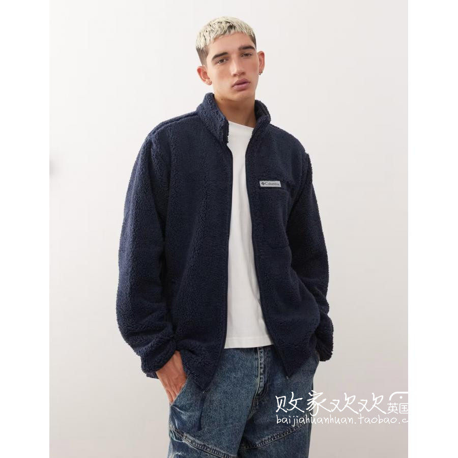 英国代购正品10.28 2025潮流导向 男装新款 潮牌抓绒拉链开衫卫衣