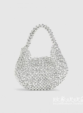 英国代购正品10.09 2025潮流导向 女包新款 串珠设计迷你手提包