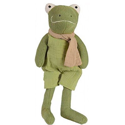 英国代购正品04.18  Egmont Toys Jeremy Frog Rattle 大眼蛙玩偶