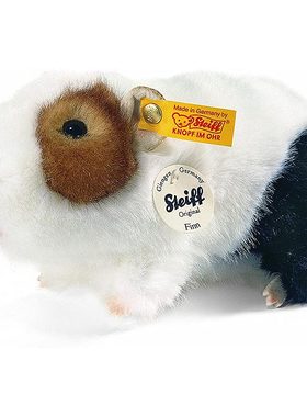 英国代购正品12.29 Steiff Finn Guinea Pig 豚鼠毛绒玩偶 限量款