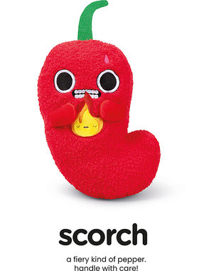 英国代购正品01.19 Munchies Chilli 火爆的零食辣椒 毛绒玩偶