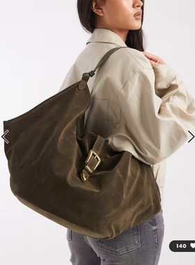 英国代购正品01.20 2026潮流导向 女包新款 绒面大容量百搭手提包