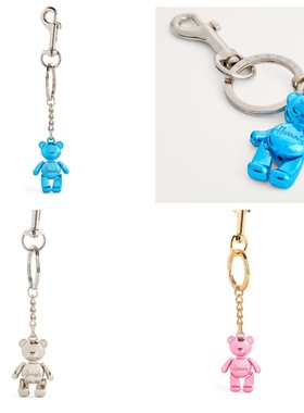 英国代购正品10.12 Harrods Jointed Bear Keyring 小熊钥匙扣