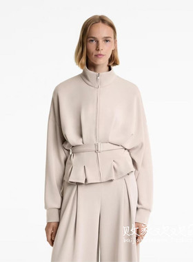 英国代购正品08.15 2025潮流导向 女装新款 系腰带褶皱设计小衫