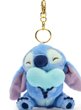 英国代购正品12.24 Disney Store Japan Stitch史迪奇爱心 钥匙扣