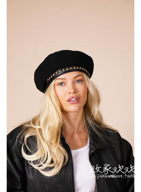 英国代购正品12.13 名品Boohoo 饰品新款 设计复古风贝雷帽
