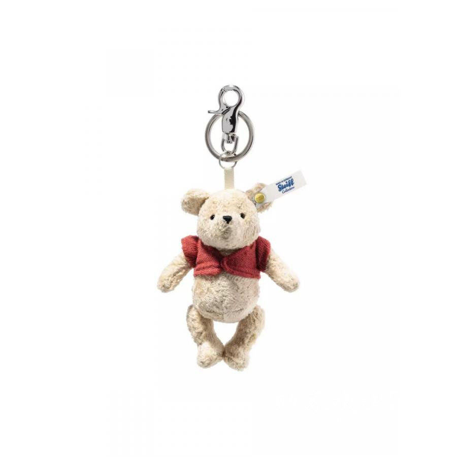 英国代购正品01.07 Steiff Winnie the Pooh 小熊维尼钥匙扣