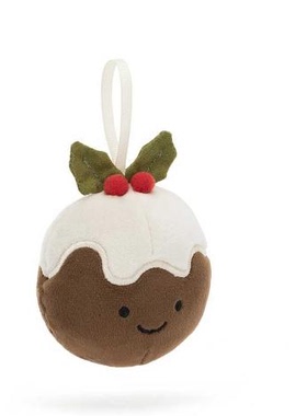 国内现货秒！12.22 jellycat FESTIVE FOLLY小布丁圣诞树挂饰玩偶