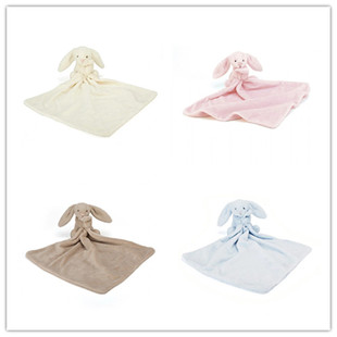 蓝色国内现货秒！ 11.26 jellycat Bashful  Bunny兔子安抚巾玩偶