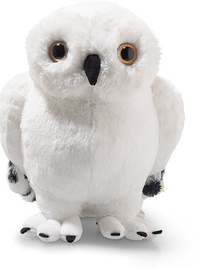 英国代购正品12.29 Steiff  Hedwig Owl 海德薇猫头鹰 毛绒玩偶