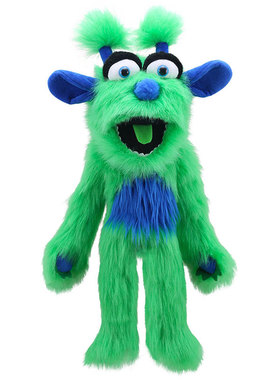 英国代购正品12.30 Green Monster Puppet 绿色怪物傀儡 手偶玩偶