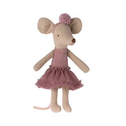 英国代购正品04.24 Ballerina Mouse Heather 芭蕾老鼠 毛绒玩偶