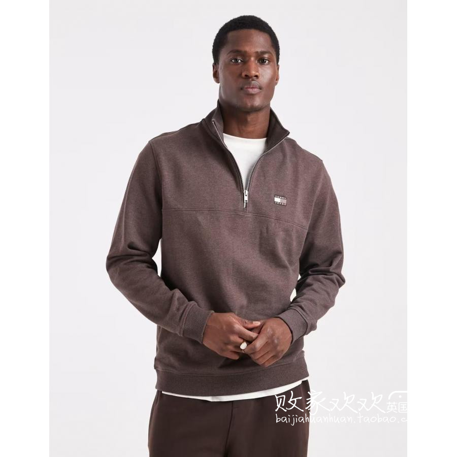 英国代购正品11.26 2025潮流导向 男装新款 半拉链长袖百搭套衫