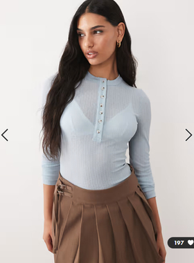 英国代购正品02.25 2026潮流导向 女装新款 休闲长袖弹力打底衫