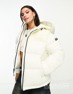 正品 冬季 女装 新款 2023潮流导向 浅色保暖短款 英国代购 夹克 11.01