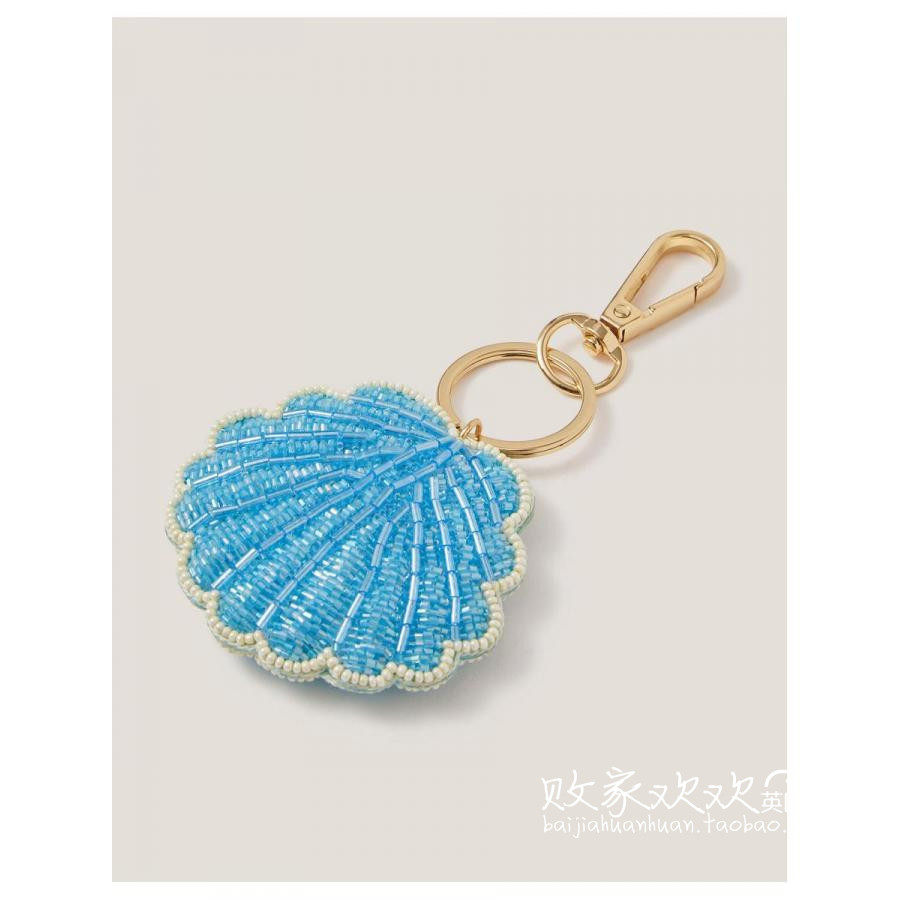 英国代购正品12.01 名Monsoon 饰品新款 贝壳设计吊坠钥匙扣