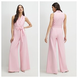 名品ER 女装 新款 英国代购 连衣裤 03.21 花边系腰带直筒长款 正品