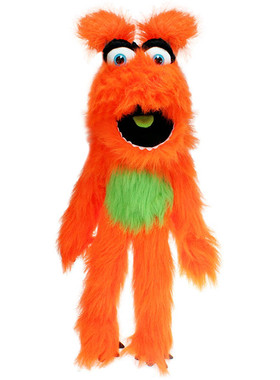 英国代购正品12.30 Orange Monster Puppet 橙色怪物傀儡 手偶