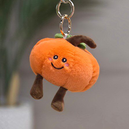 英国代购正品04.28 Plush Pumpkin Keyring Bag Charm 南瓜钥匙圈