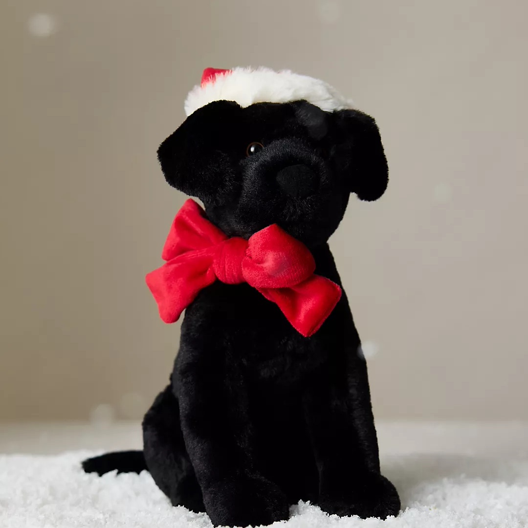 国内现货秒！11.05 jellycat PIPPA戴帽子的圣诞帽拉布拉多犬玩偶