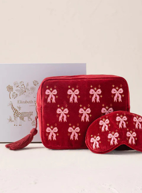 国内现货秒！12.31 Dazzling Bows Everyday蝴蝶结刺绣系列收纳包