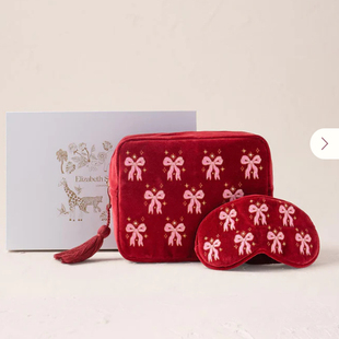 国内现货秒！01.31 Dazzling Bows Everyday蝴蝶结刺绣系列收纳包