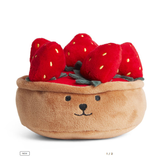 HarrodsStrawberryTartPlush