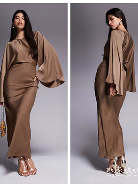 英国代购正品06.05  2025潮流导向 女装新款 时尚长款百搭连衣裙