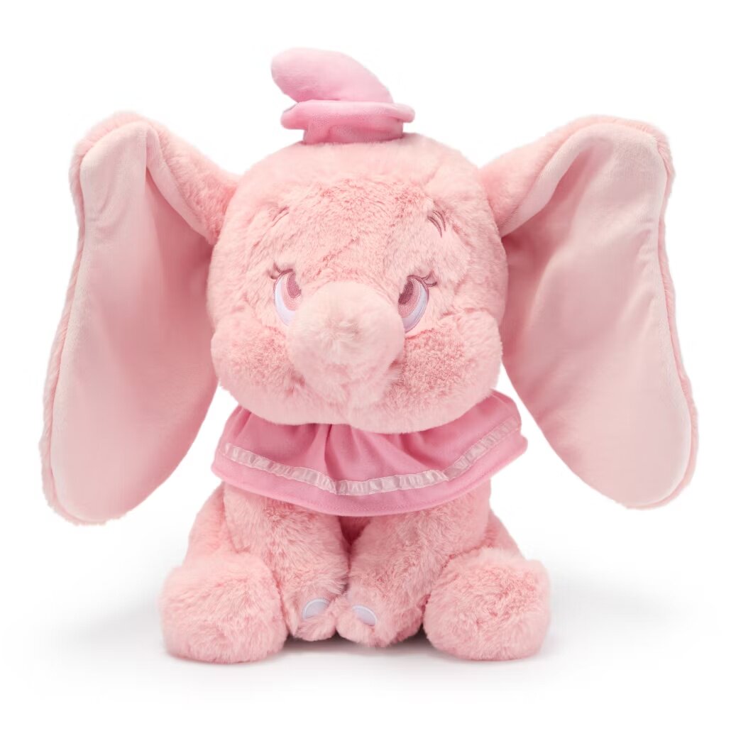 英国代购正品10.15 Disney 迪士尼Pink Medium粉色小飞象毛绒玩偶