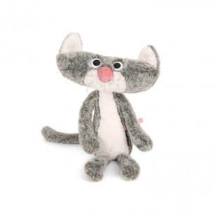 英国代购正品11.14 Moulin Roty Chaplapla Flat 趣味的扁猫 玩偶